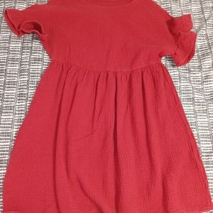 cute red dress size small